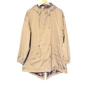 Women's Tan Hooded Jacket XL (16-18)